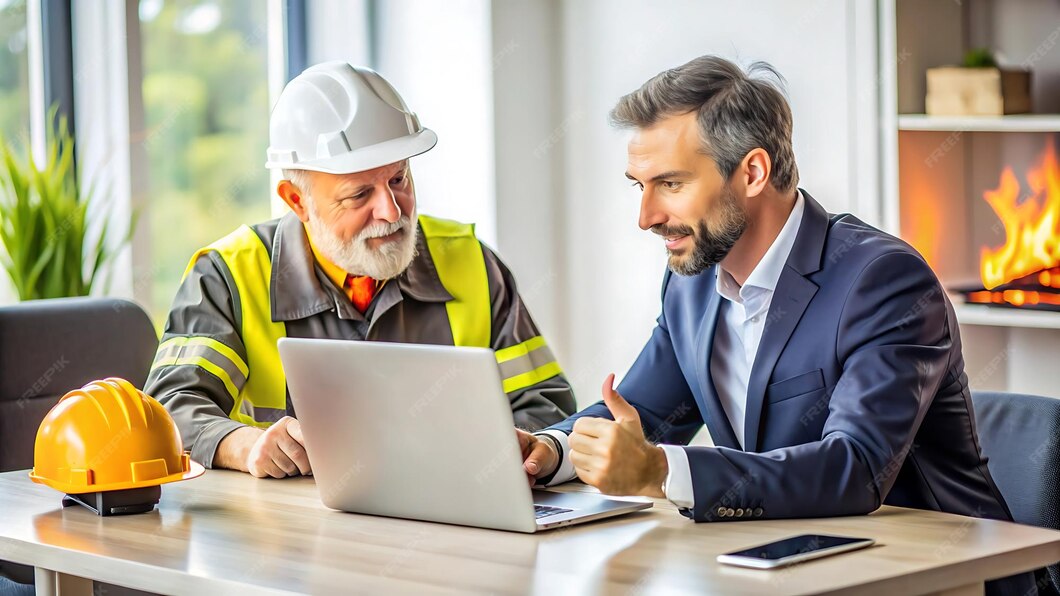 business-people-working-laptop-front-fireplace-office-people-working-together-office_969759-1996