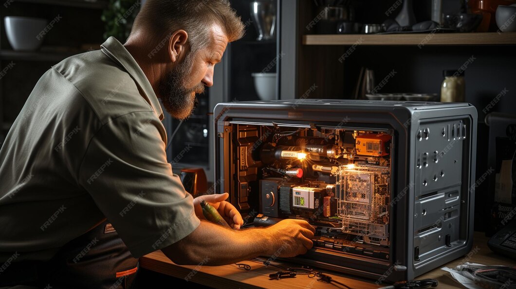 partial-view-repairman-using-screwdriver-fix-refrigerator-kitchen_28914-56484